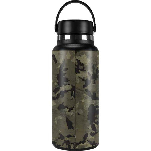 Wood Camo Camouflage Hydro Flask 32oz Wide Mouth Skin
